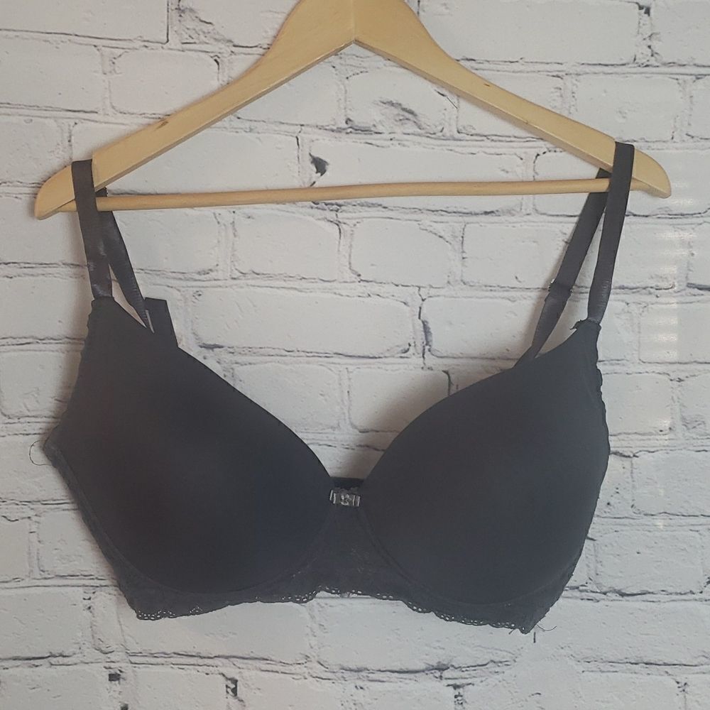 Delta Burke Dark Gray Bra